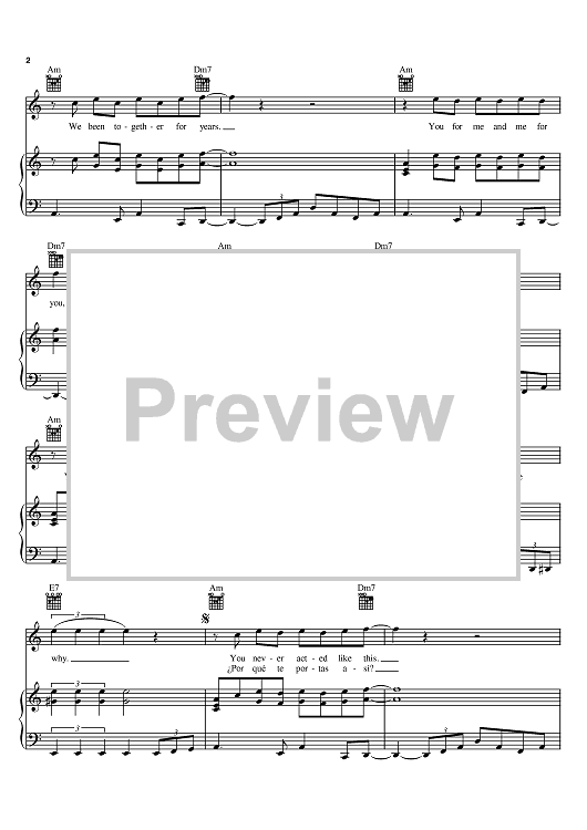 tell me why neil young harmony sheet music