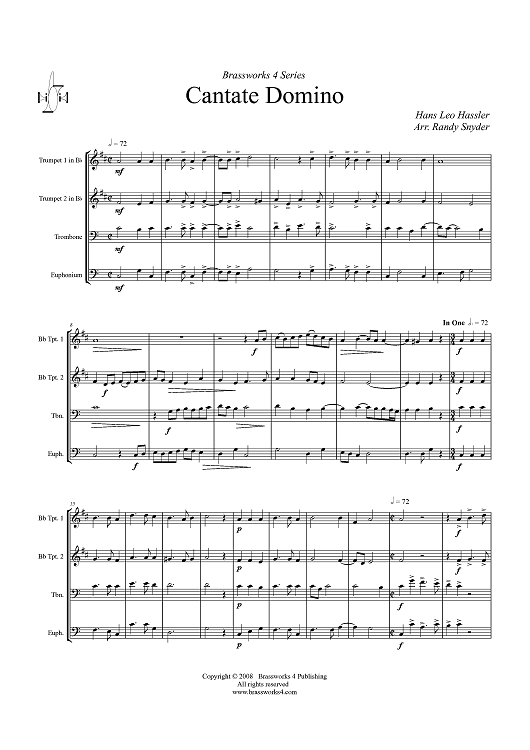 [DOC] Cantate domino vocal score