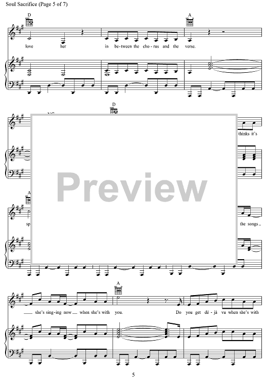 deja vu olivia guitar chords