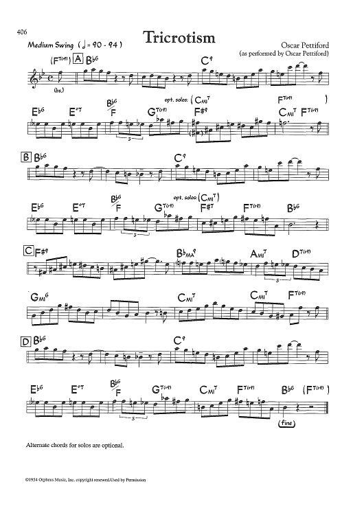 tricotism lead sheet