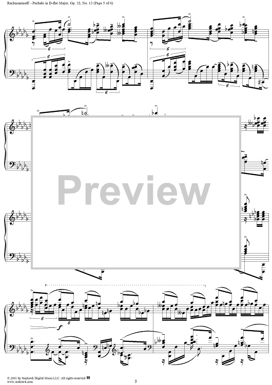 faure prelude in d flat major