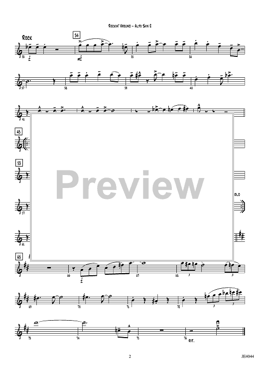 Buy "Rockin' Around the Christmas Tree - Alto Sax 2" Sheet Music for ...