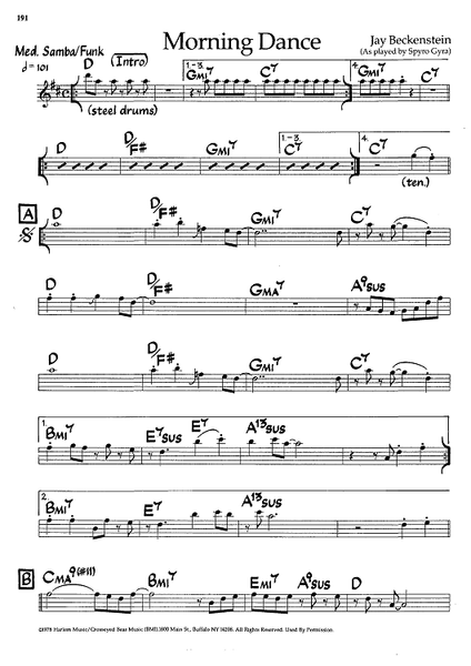 spyro gyra sheet music free