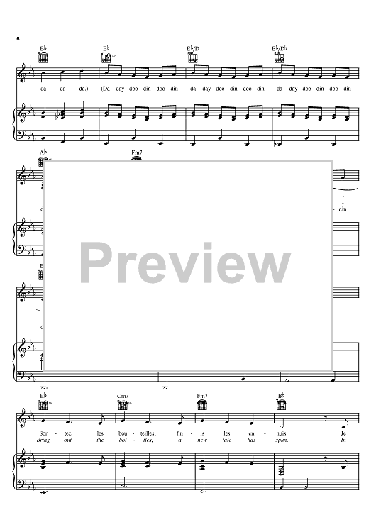 Buy Le Festin Sheet Music By Camille Michael Giacchino For Piano Vocal Chords - le festin roblox id code