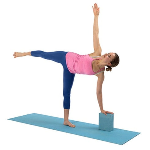 posture de la demi lune yoga