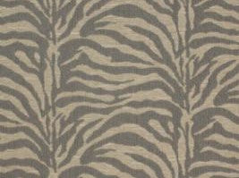 2 Yds Min Beige Grey Tiger Animal Pattern Upholstery Fabric