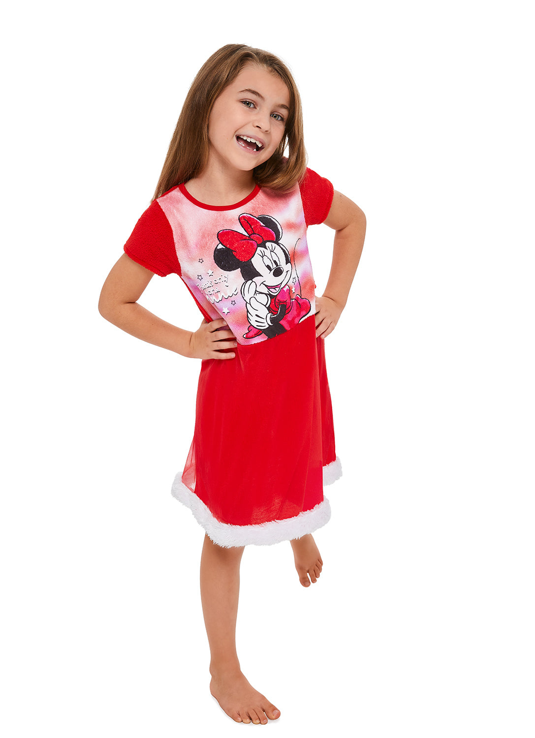 Minnie Mouse Girls Sleep Gown | Cute and Comfortable Nightgown ...