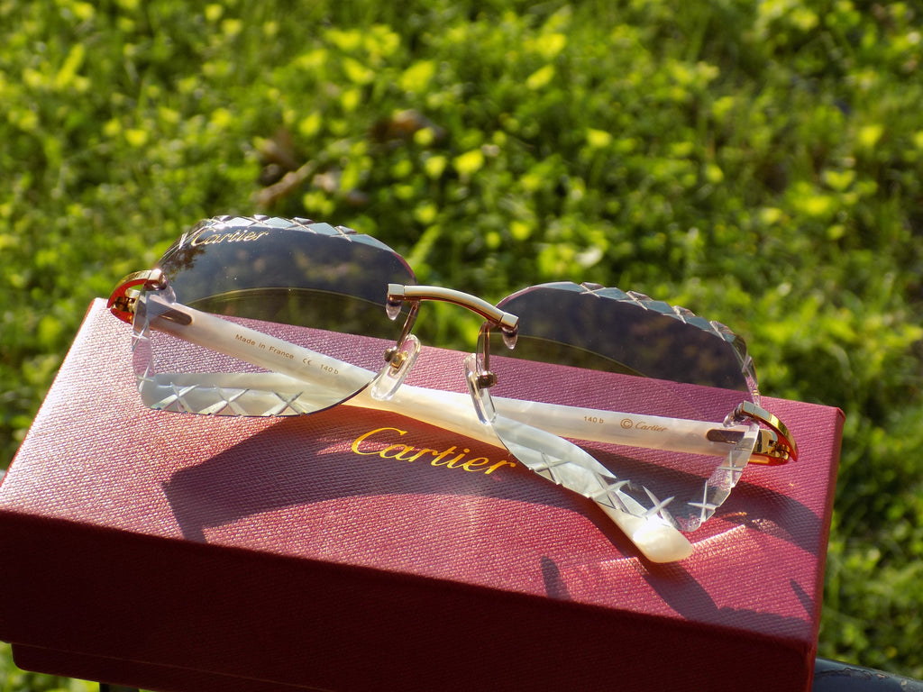 cartier marble glasses