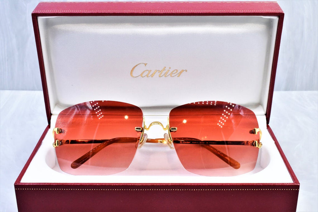 red cartier glasses