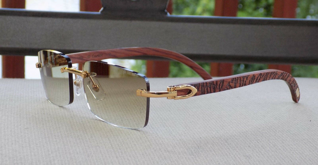 cartier rosewood sunglasses