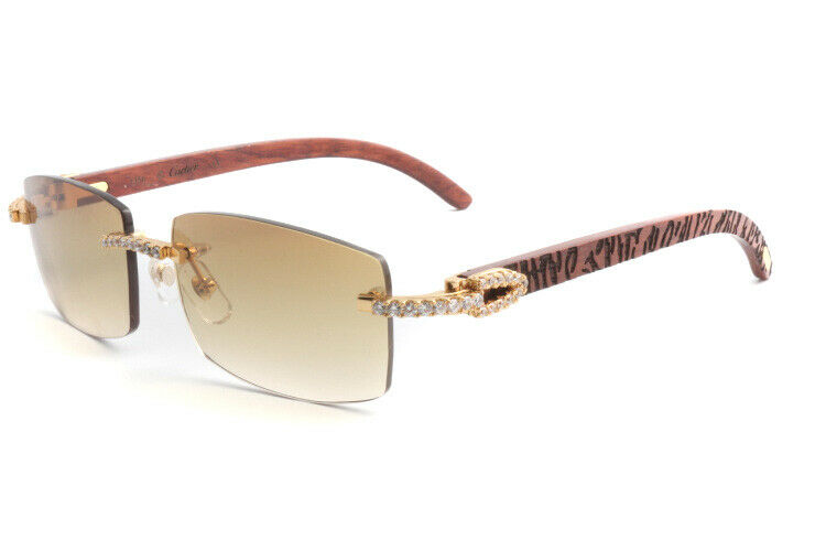 cartier rosewood sunglasses