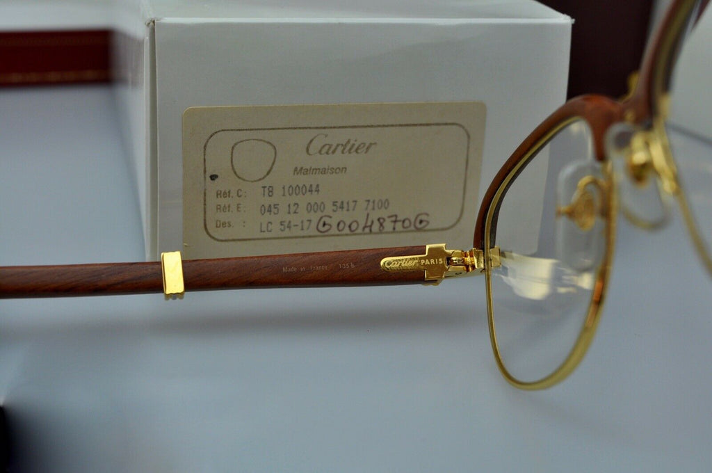 Vintage Cartier MALMAISON Wood Bubinga 