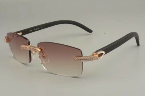 cartier black buffalo glasses