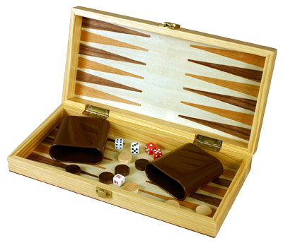 deluxe wooden 3-in-1 chess backgammon and checker set