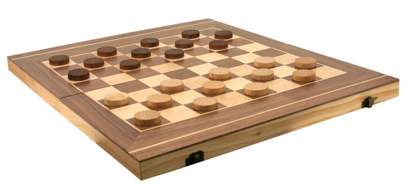 vintage marlboro deluxe wood backgammon checkers game set