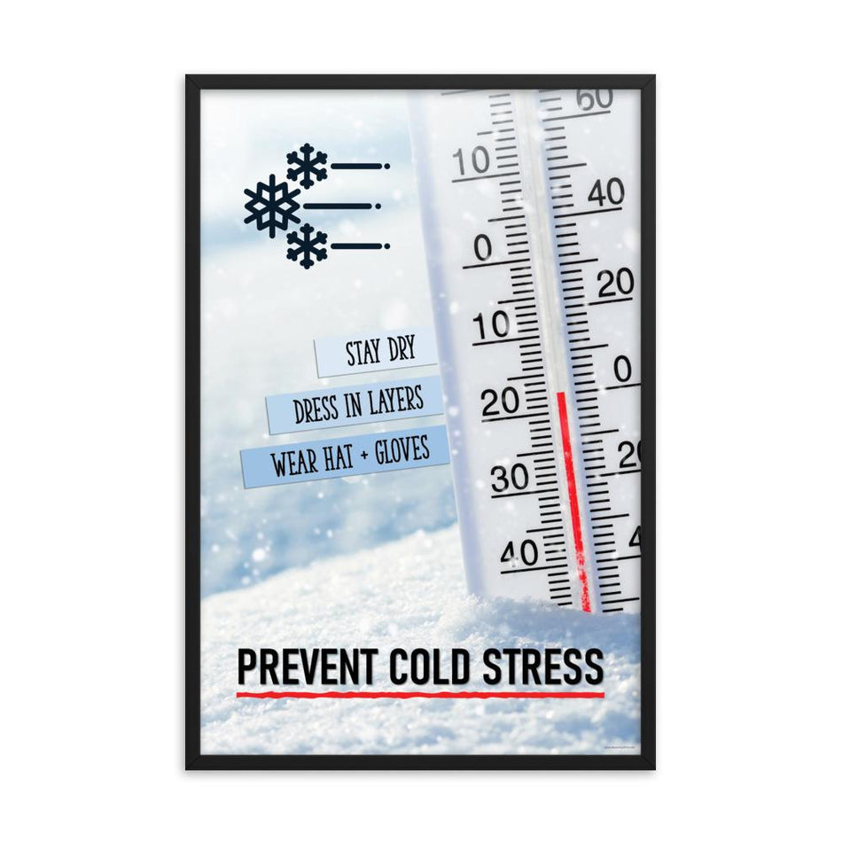 Winter-Ready Cold Stress Safety Poster for Workplaces – Inspire Safety