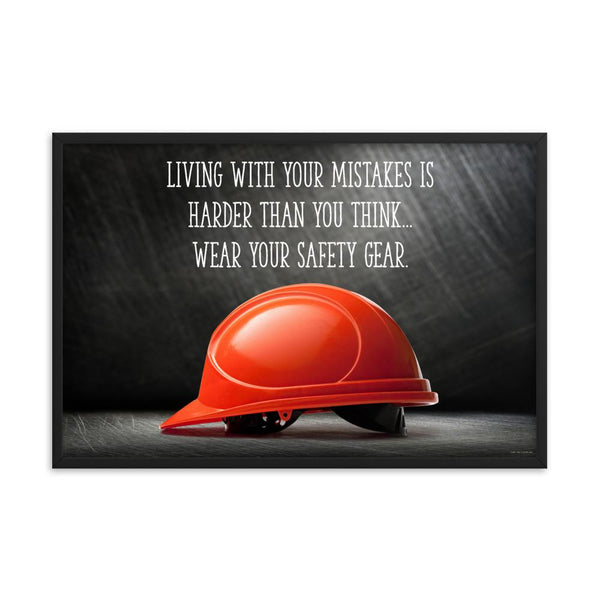 Living with Mistakes - Premium Safety Poster – Inspire Safety