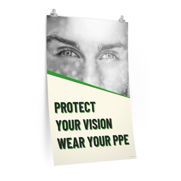 Protect Your Vision - Economy Safety Poster