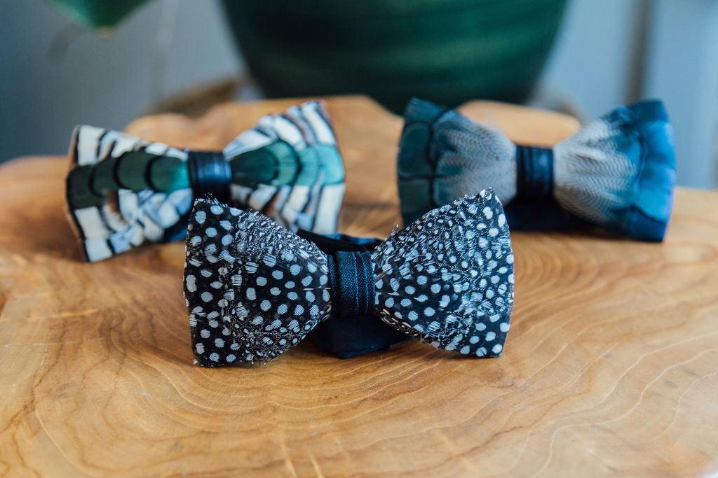 Natural Burlap Jute Bow Tie - Mandujour Handmade