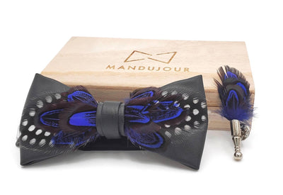 Men's Handmade Leather Bow Tie