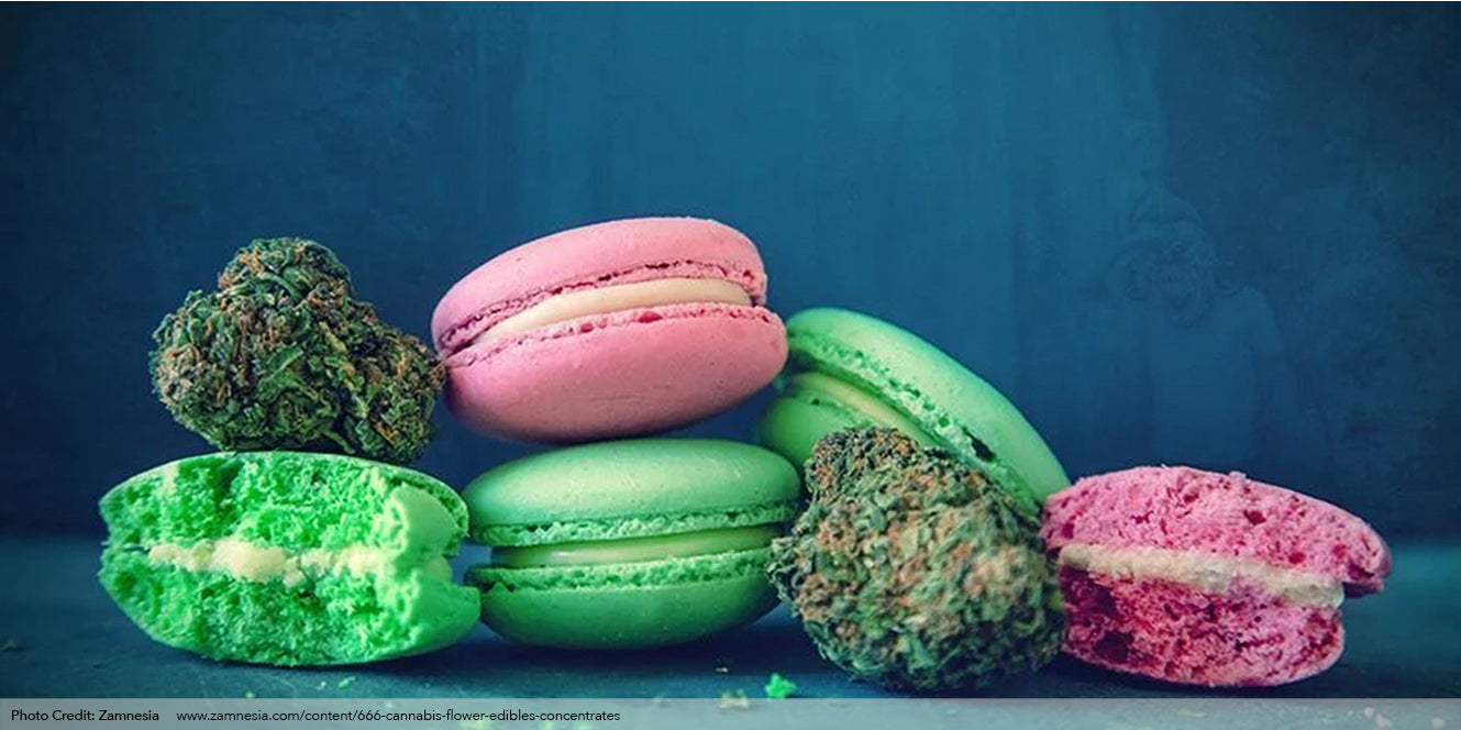 Macaroon and weed