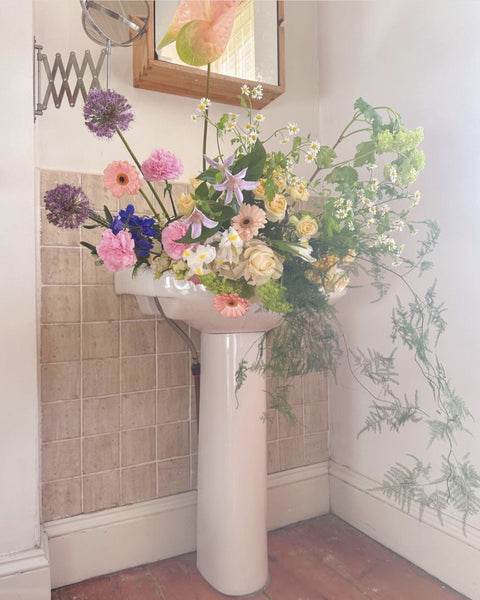 Wonder Flower Arrangement in Sink