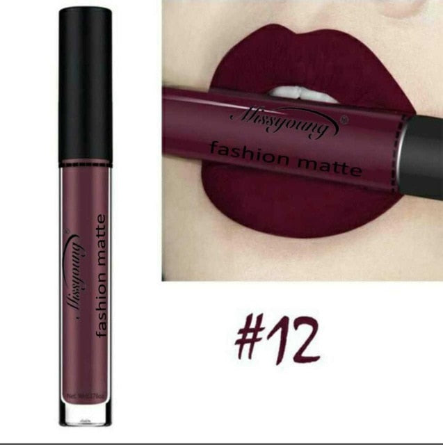 maroon color matte lipstick