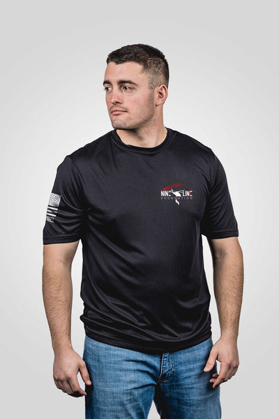 Men's Moisture Wicking T-Shirt - Nine Line Foundation