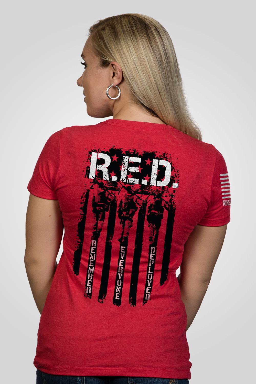 red remember everyone deployed shirt