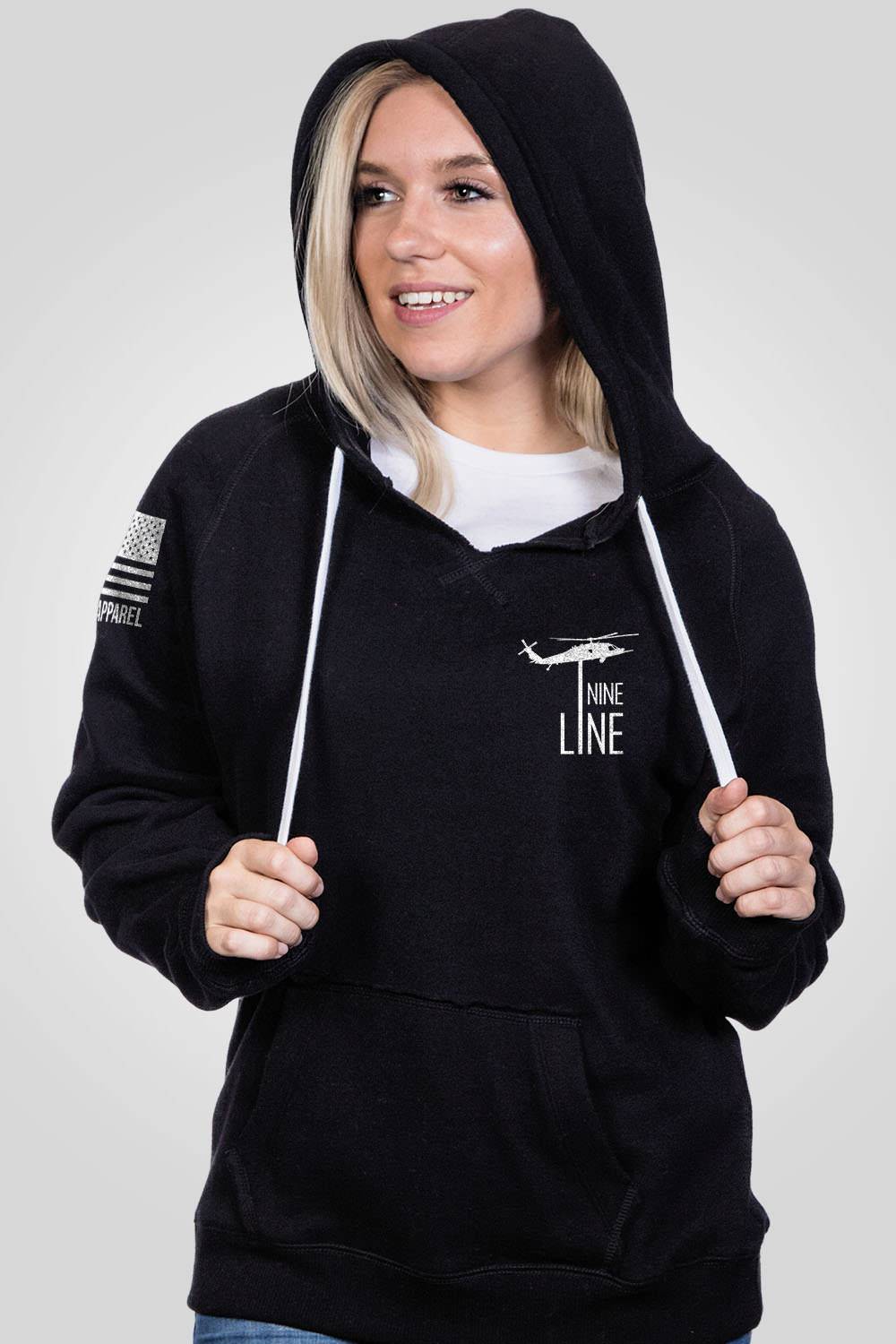 thin blue line hoodie women's