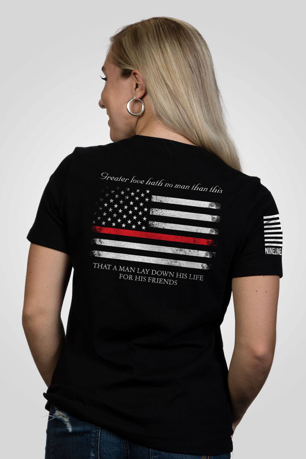 thin red line t shirt