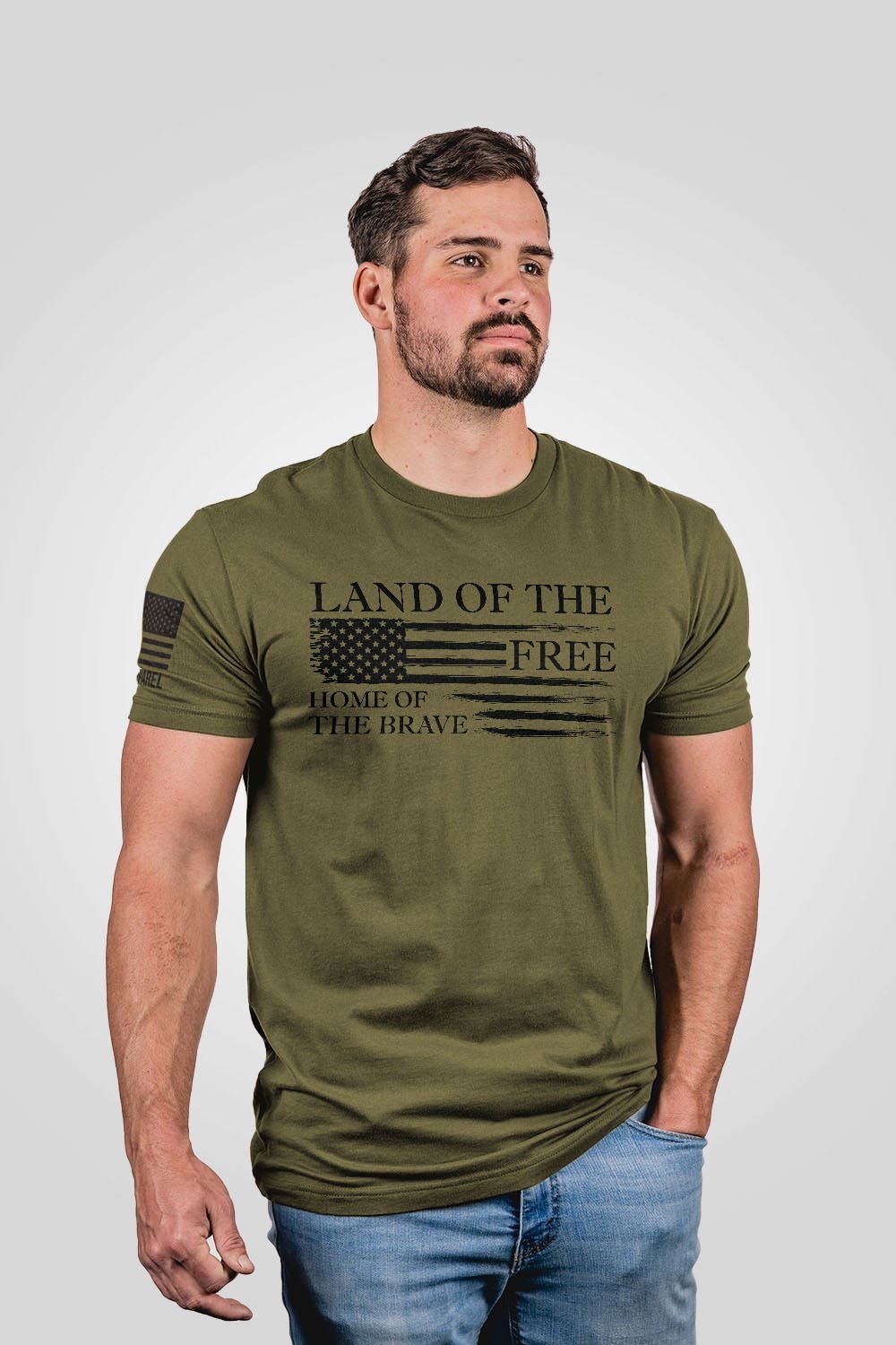 Men's Home of the Brave American Anthem T-Shirt | Nine Line Apparel