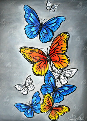 Roses And Magic Butterflies DIY Diamond Painting – GemsFlow