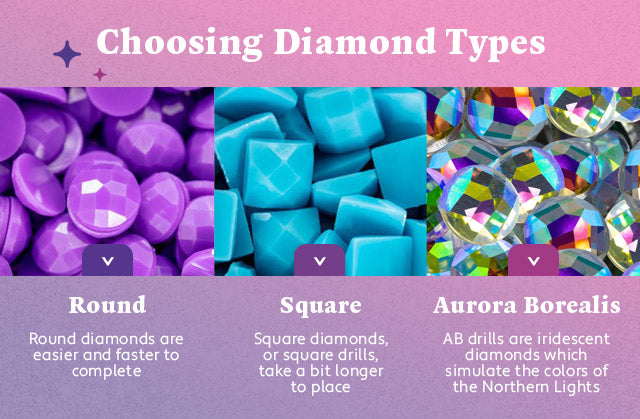 choosing diamond types art