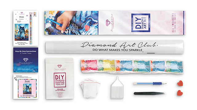 diamond art club accessories flat