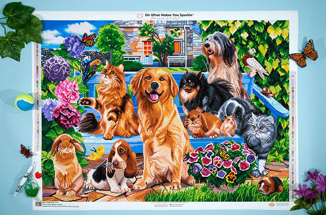 pets portrait diamond art