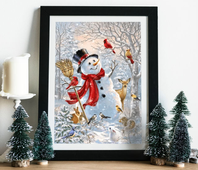 Christmas Diamond Painting Kits for Adults - Xmas Tree Santa Night