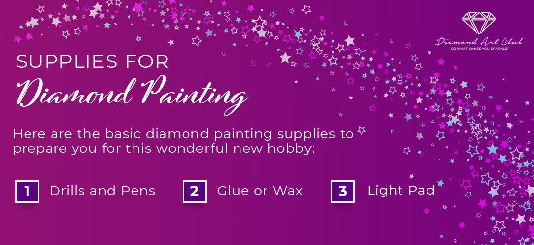 supplies for diamond painting