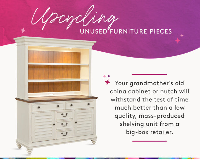 upcycling unused furniture pieces