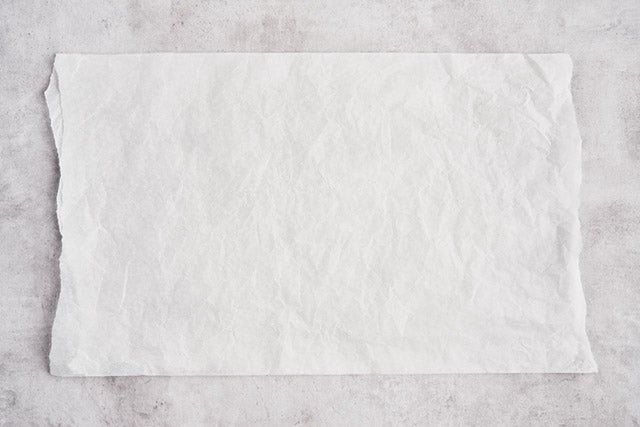 white parchment baking paper