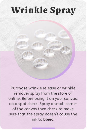 wrinkle release spray graphic