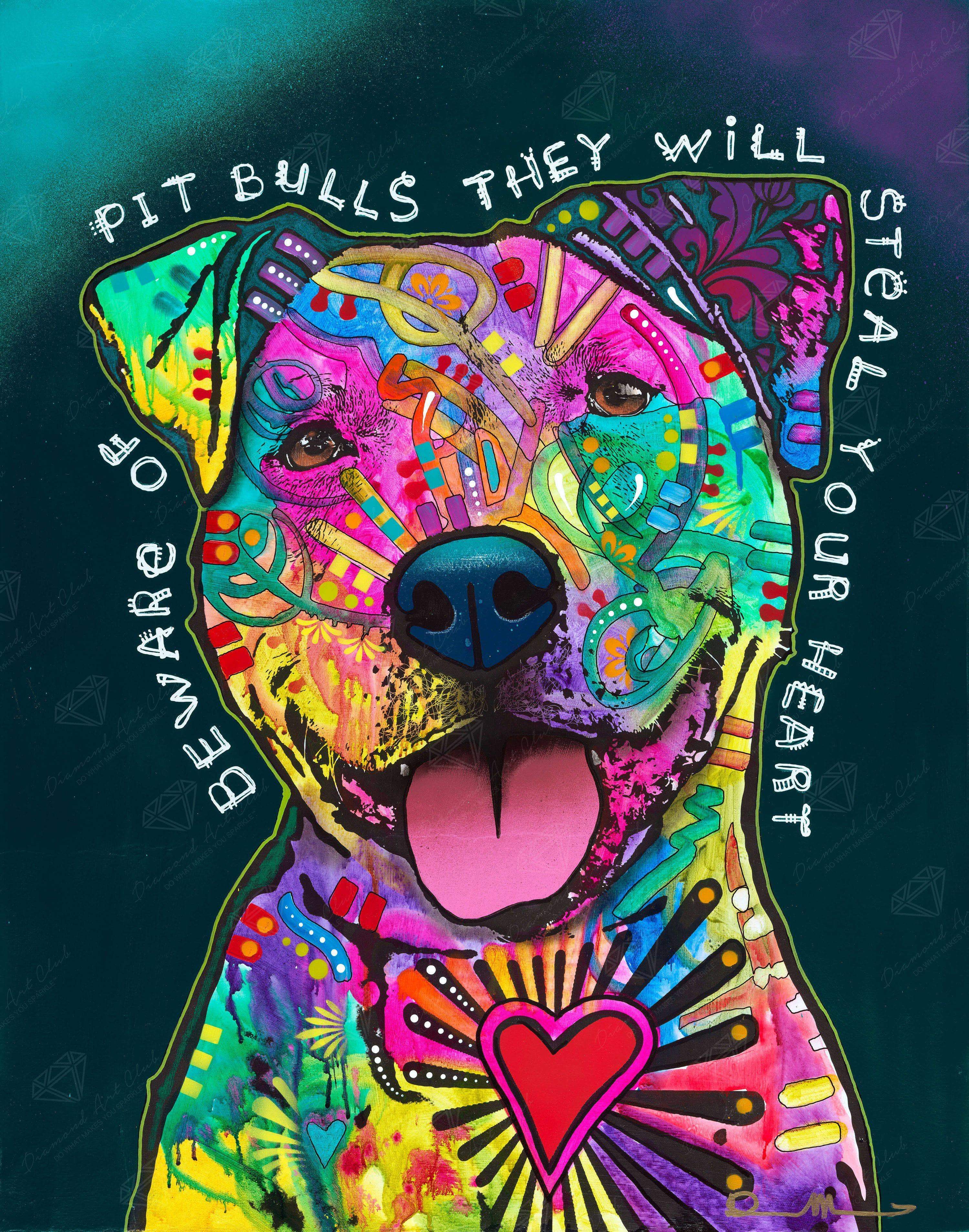 Pit Bulls Will Steal Your Heart – Diamond Art Club