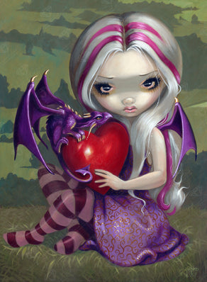 Cartoon 5D A Dragonling Valentine AB Diamond Art Paintings New 2023 Fantasy  Girl DIY Full Drills Cross Stitch Kits Home Decor