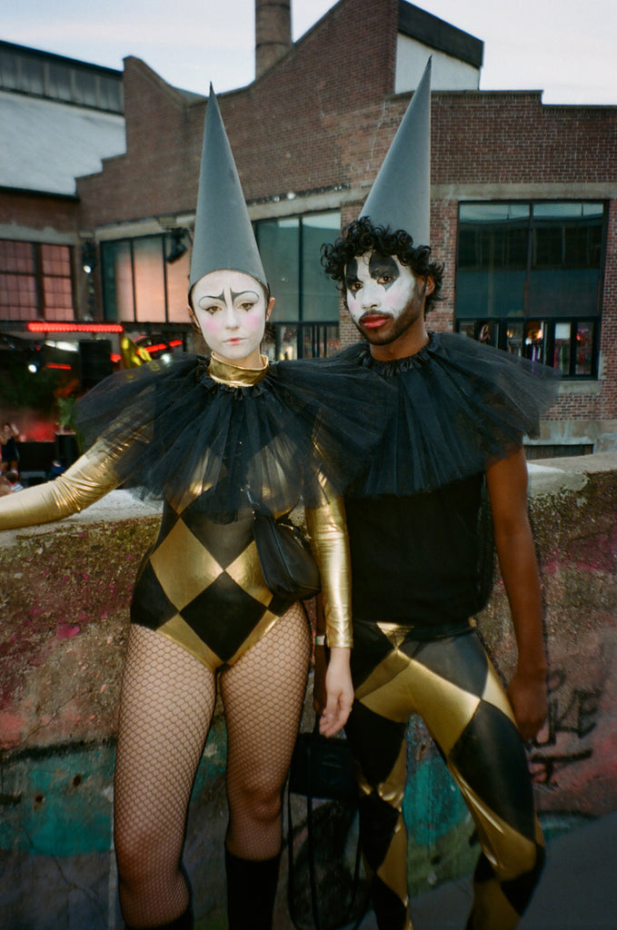 bushwig festival-goers in costume.