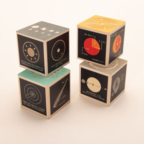 4 solar system blocks by uncle goose