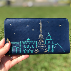 Navy Wallet stitched with Paris skyline.png