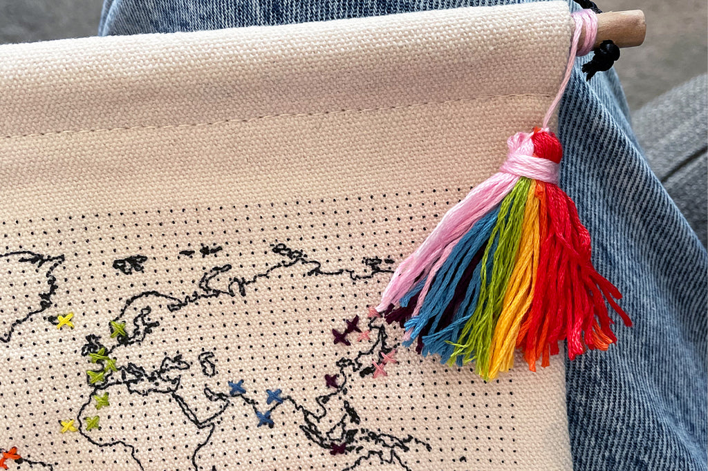Rainbow Threads tassel