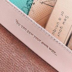 pink stitch passport cover by @thatblondechickblog