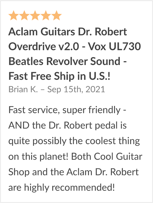 Aclam Doctor Robert Pedal Review