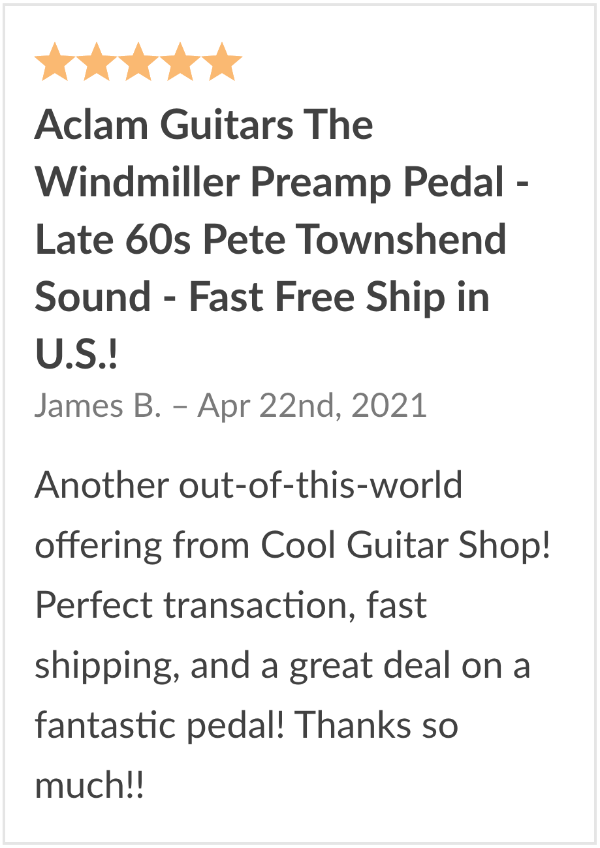 aclam the windmiller pedal review